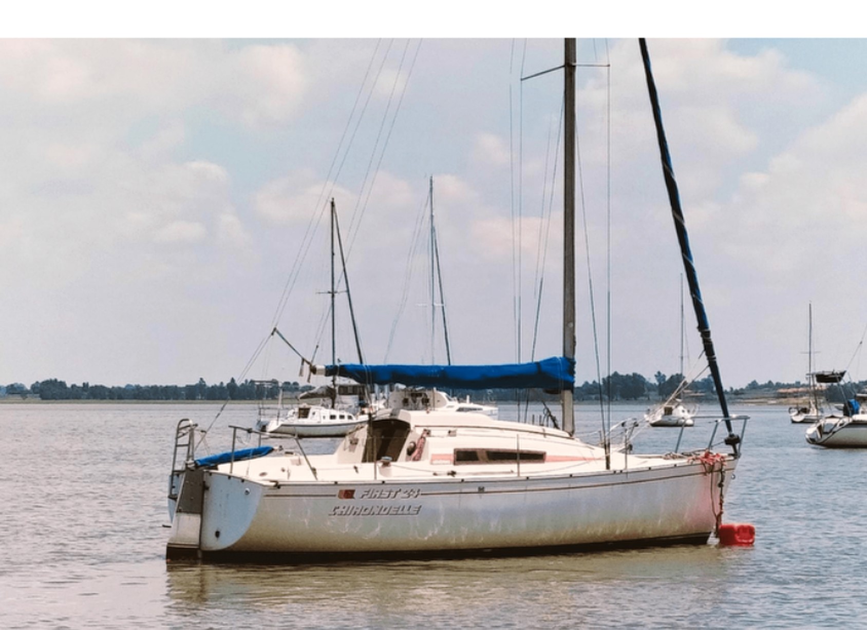 L’hirondelle, Beneteau First 24 at her mooring